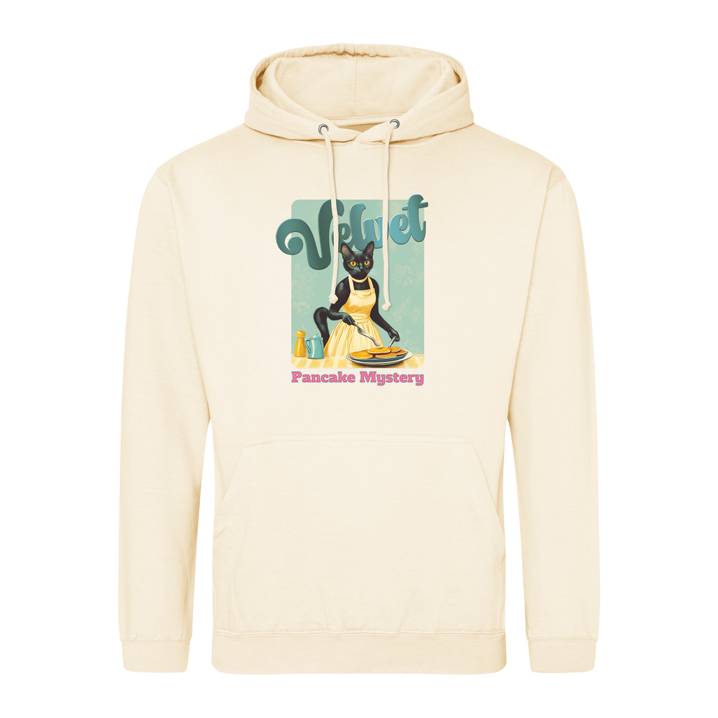 Bluza z kotem Velvet naleśnikarnia vintage - tajemnicza kotka retro