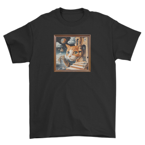 Koszulka z kotem inspirowana Salvador Dali - surrealistyczny kot