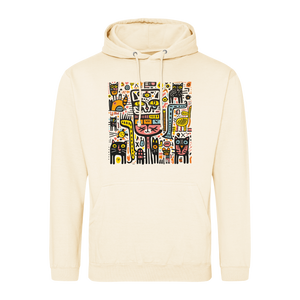 Bluza Miau-imperium Keith Haring - kot w stylu street art Haring streetwear