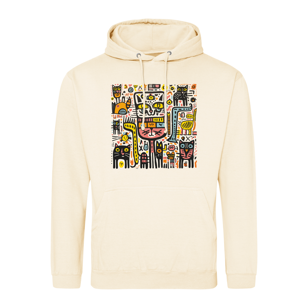 Bluza Miau-imperium Keith Haring - kot w stylu street art Haring streetwear