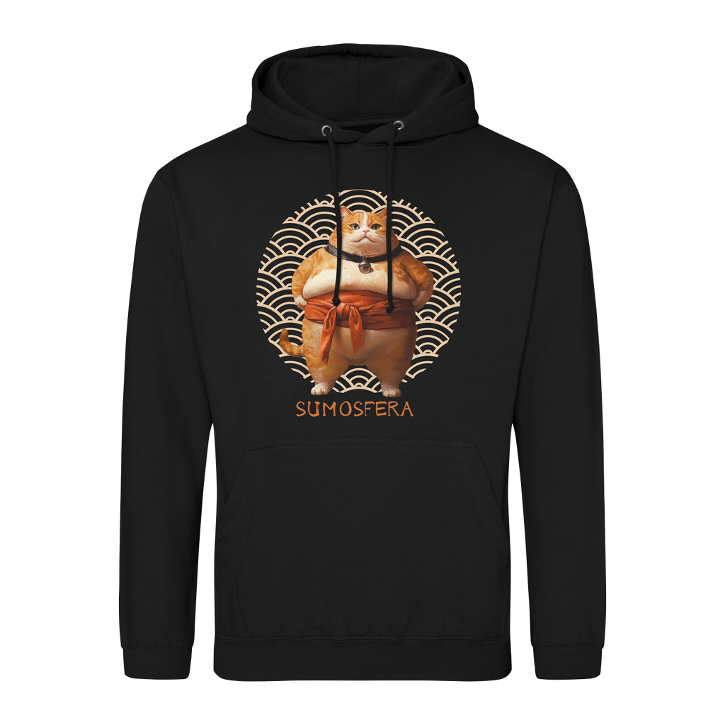 Bluza z kotem sumo zen medytacja - japoński kot sumo neko