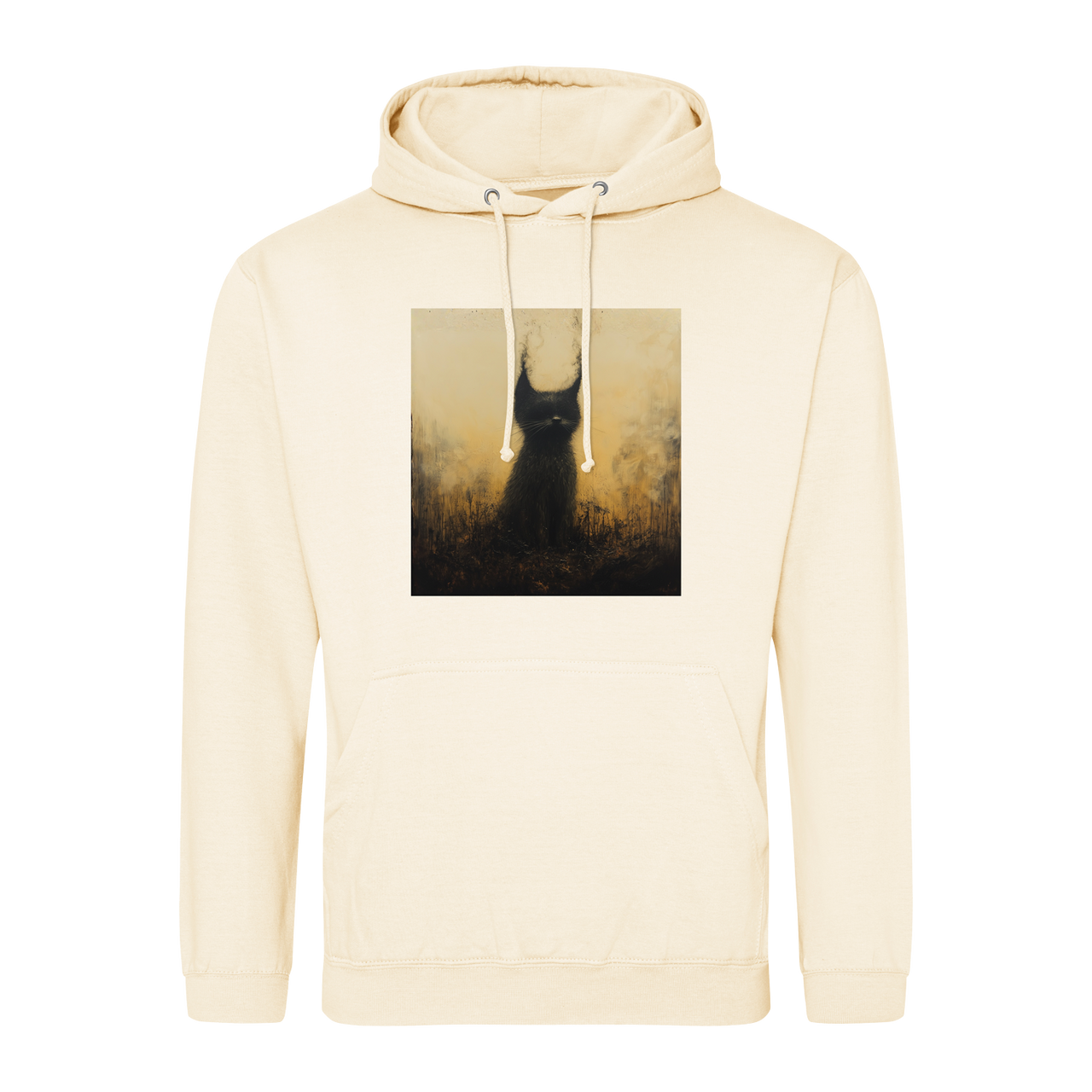 Bluza z kotem inspirowana Beksińskim - surrealistyczny kot dark art II
