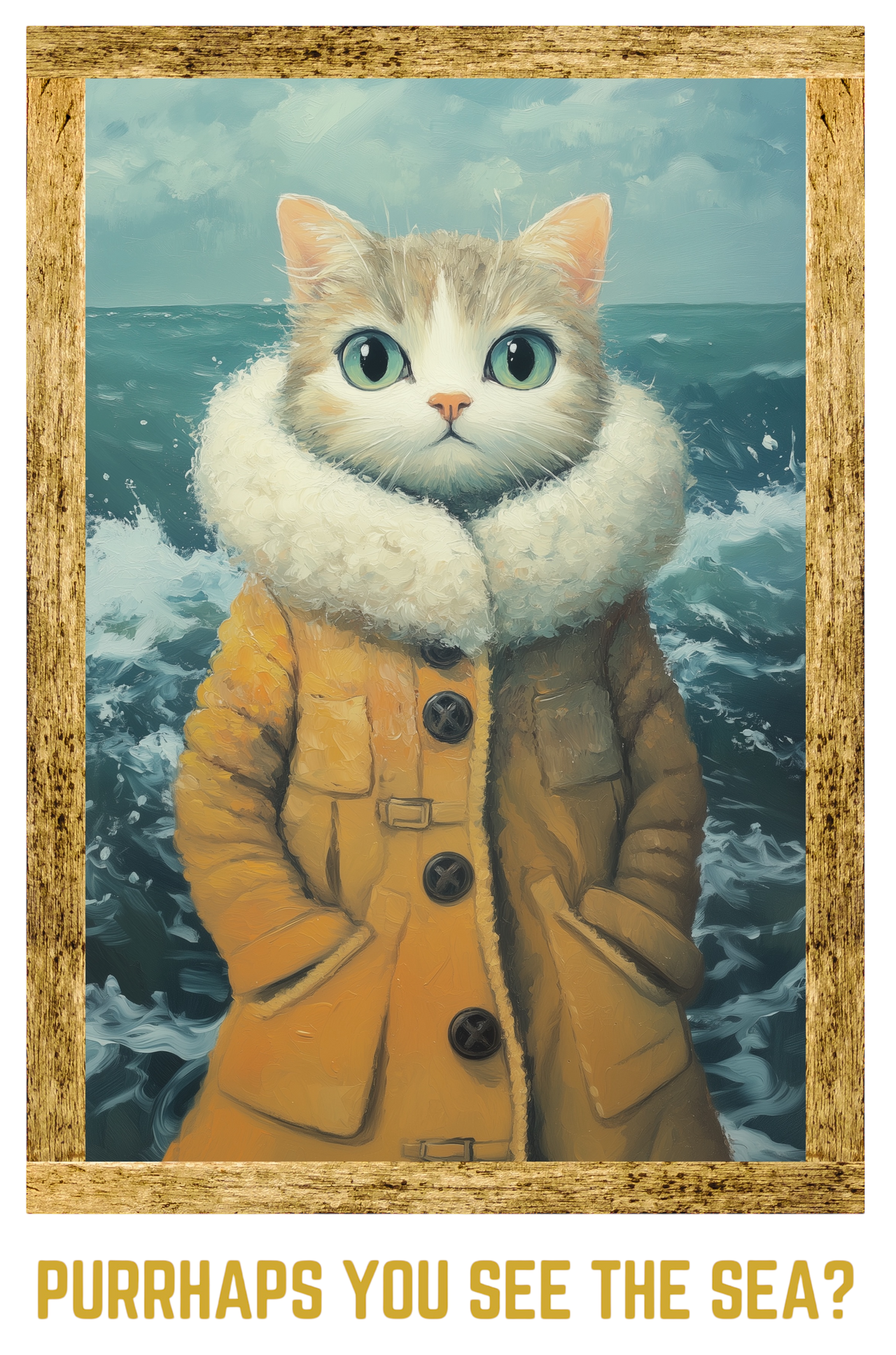 PURRHAPS YOU SEE THE SEA