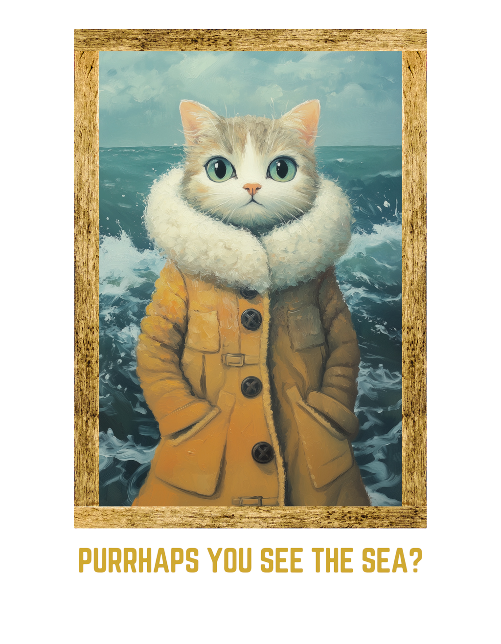 PURRHAPS YOU SEE THE SEA