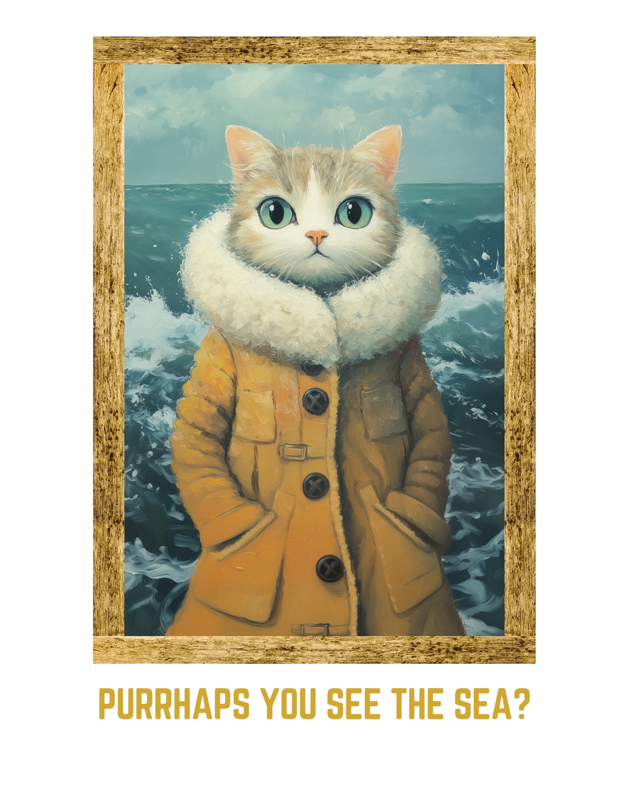 PURRHAPS YOU SEE THE SEA